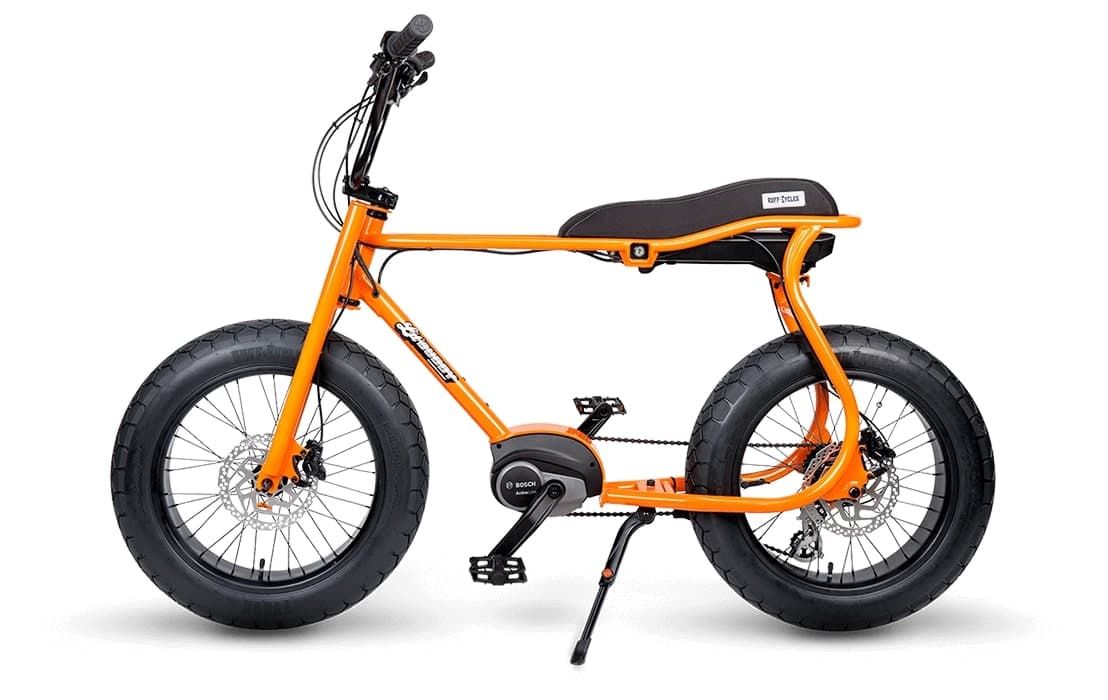 Elektrische Fatbike Middenmotor Ruff Cycles Lil'Buddy CX Oranje