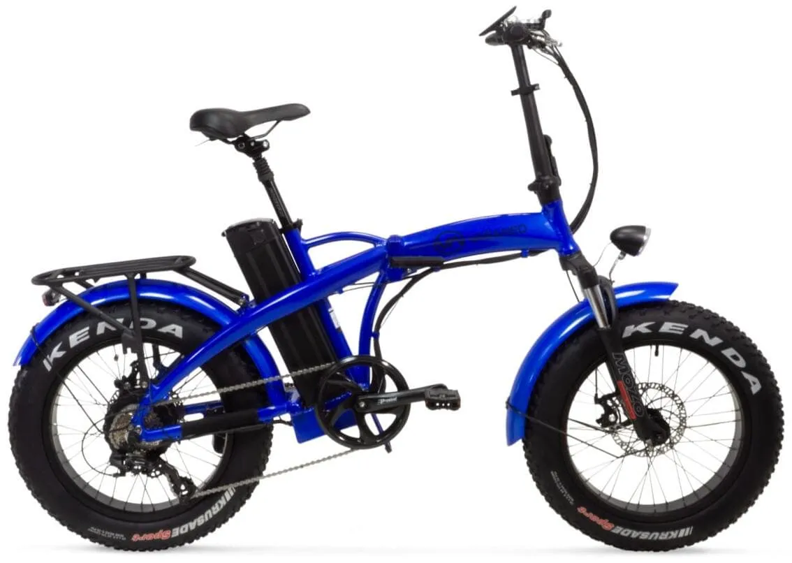 Elektrische fatbike vouwfiets 20 Inch Varaneo Dinky Sport blauw