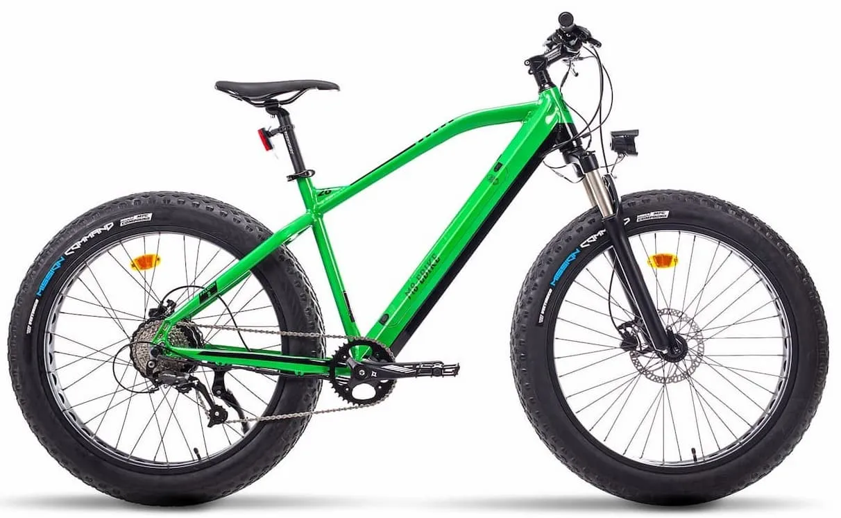Elektrische Fatbike Mountainbike Falcon groen