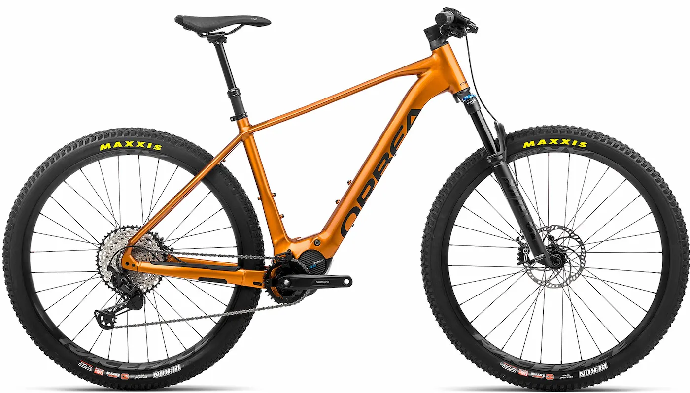 Orbea Urrun 10 2023 Elektrische Mountainbike middenmotor 540Wh oranje S 40cm
