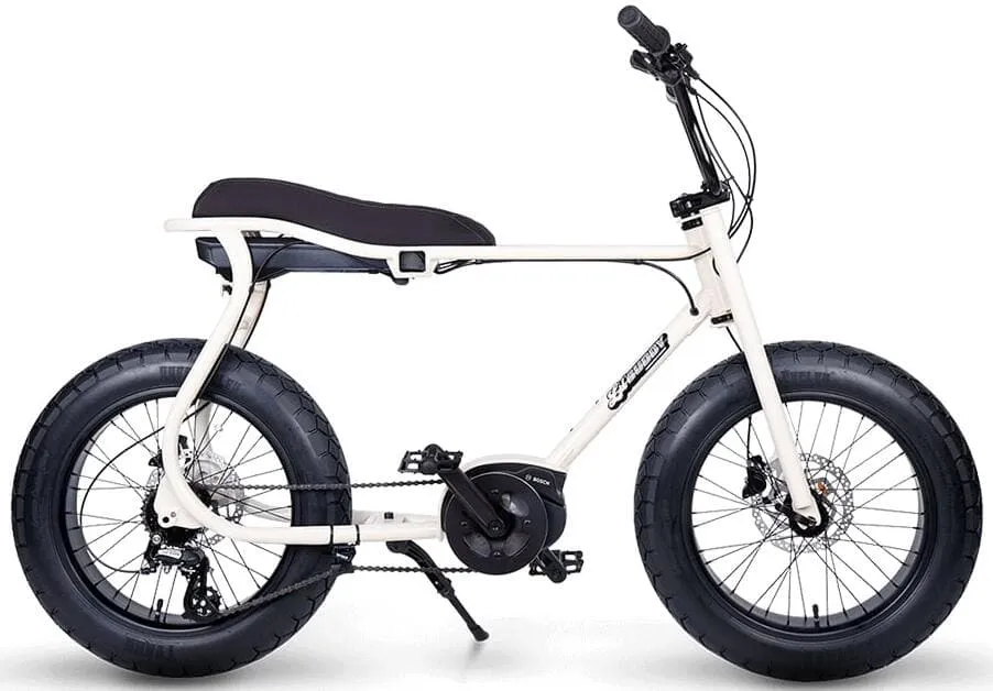 Elektrische Fatbike Middenmotor Ruff Cycles Lil'Buddy 20 Inch CX Wit
