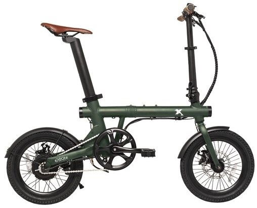 Elektrische Vouwfiets 16 Inch Mini E Bike Rayvolt Exxite XXS Groen 336Wh