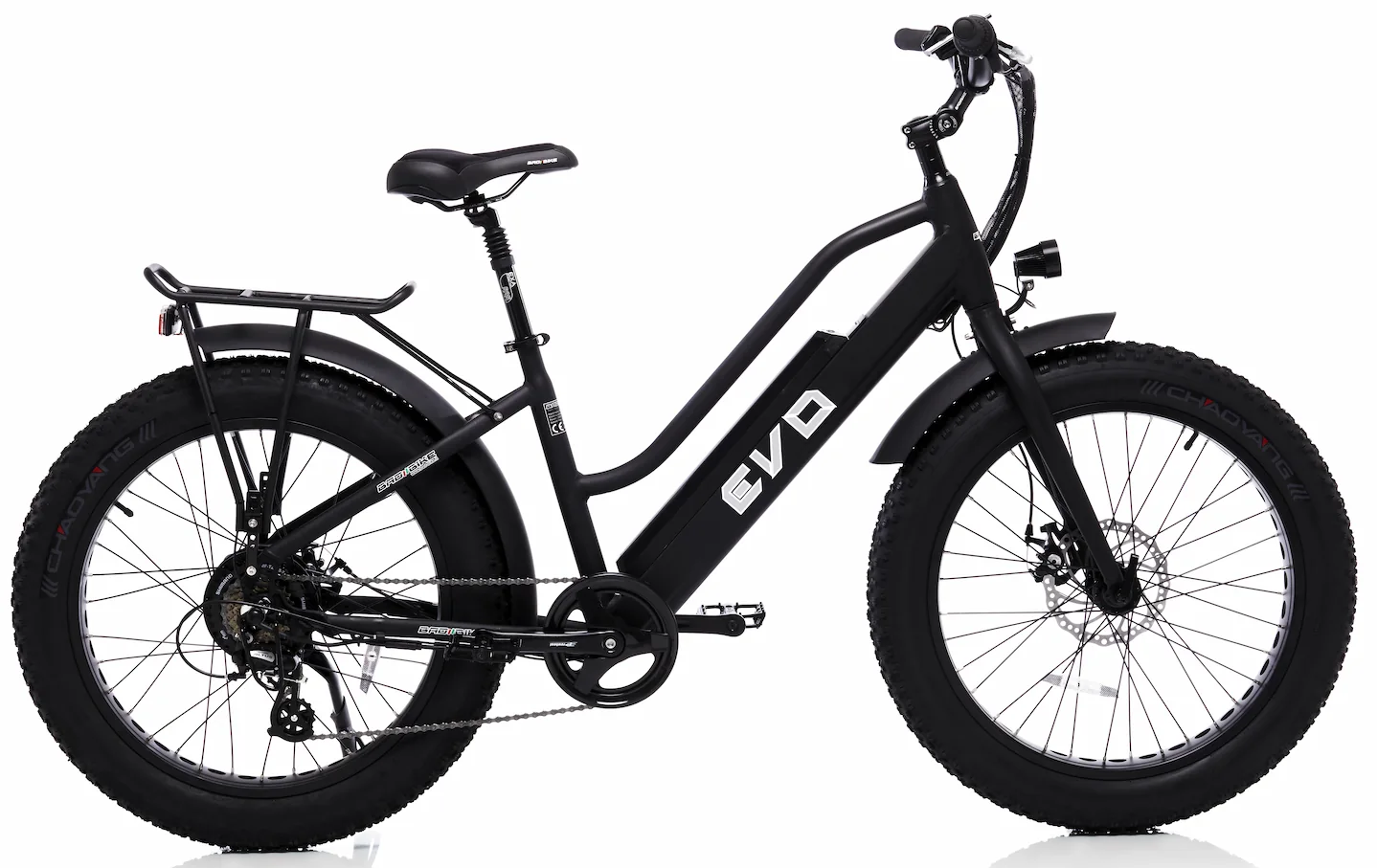 Elektrische Fatbike lage instap 24 Inch Bad Bike EVO 250W Zwart