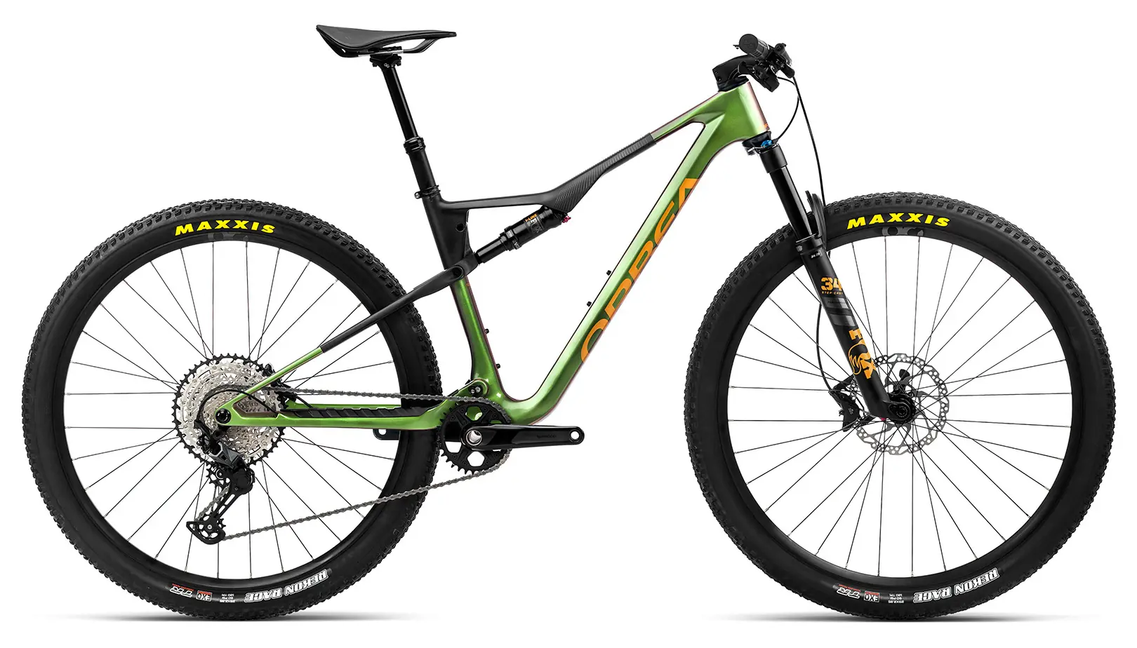 Orbea OIZ M30 2023 Mountainbike Fully Carbon frame groen XL