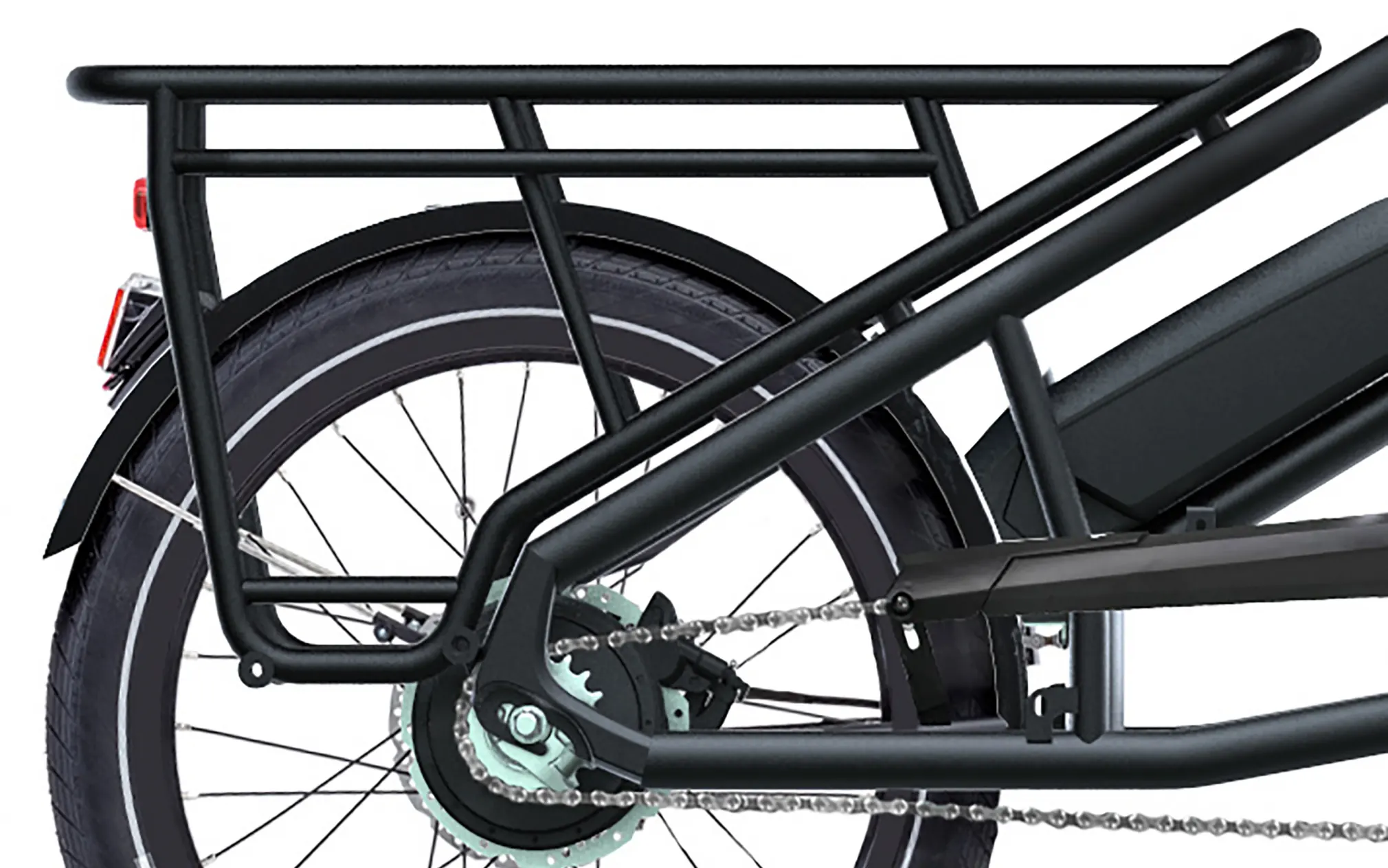 Longtail Fiets Cargo Bike 20 Inch Bosch Middenmotor Gepida 1000Wh