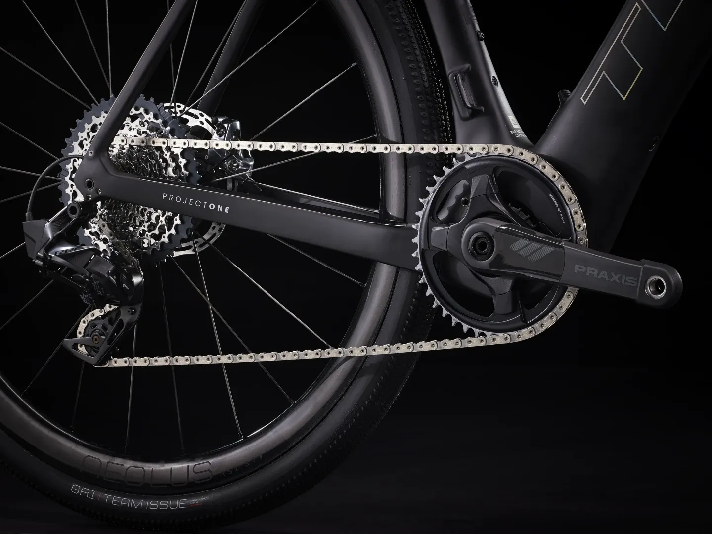 Trek Domane+ SLR 9 AXS Elektrische Gravel Bike Carbon 2024 50cm Zwart