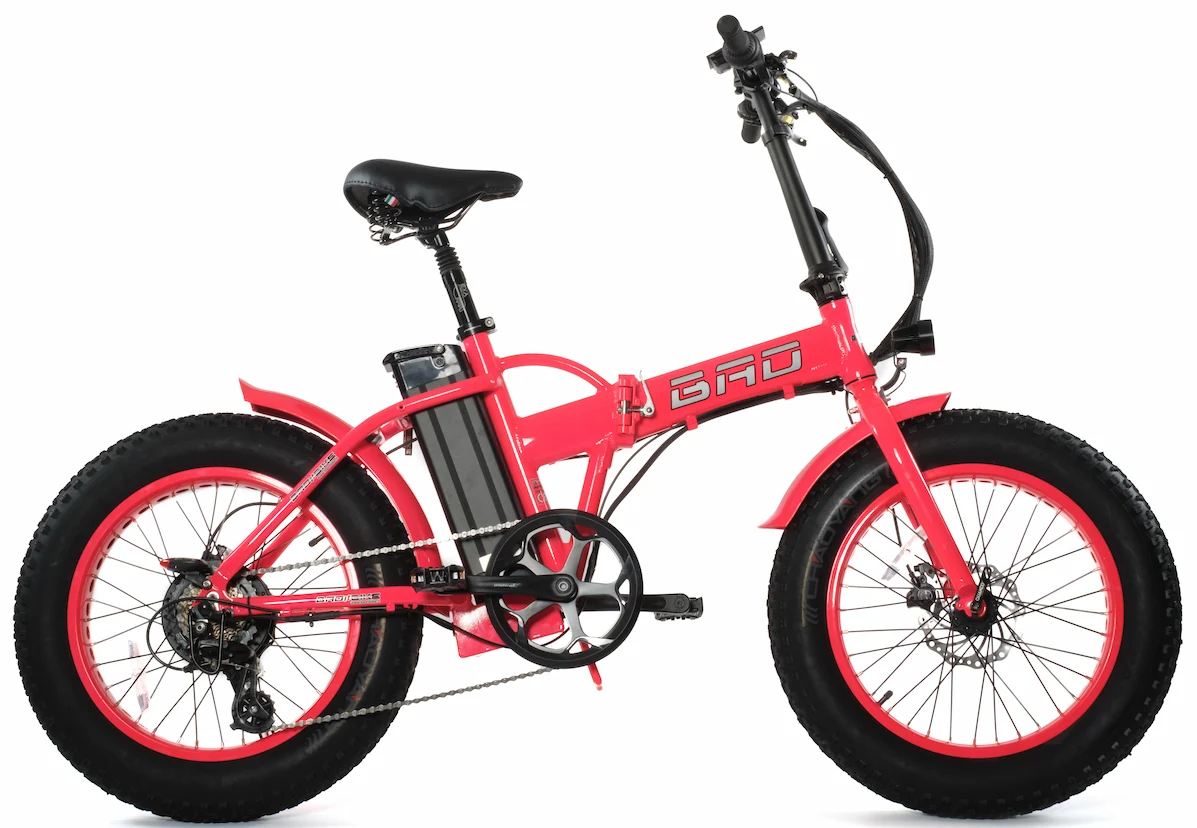 Elektrische Fatbike Vouwfiets 20 Inch Bad Bike BAD 250W Roze