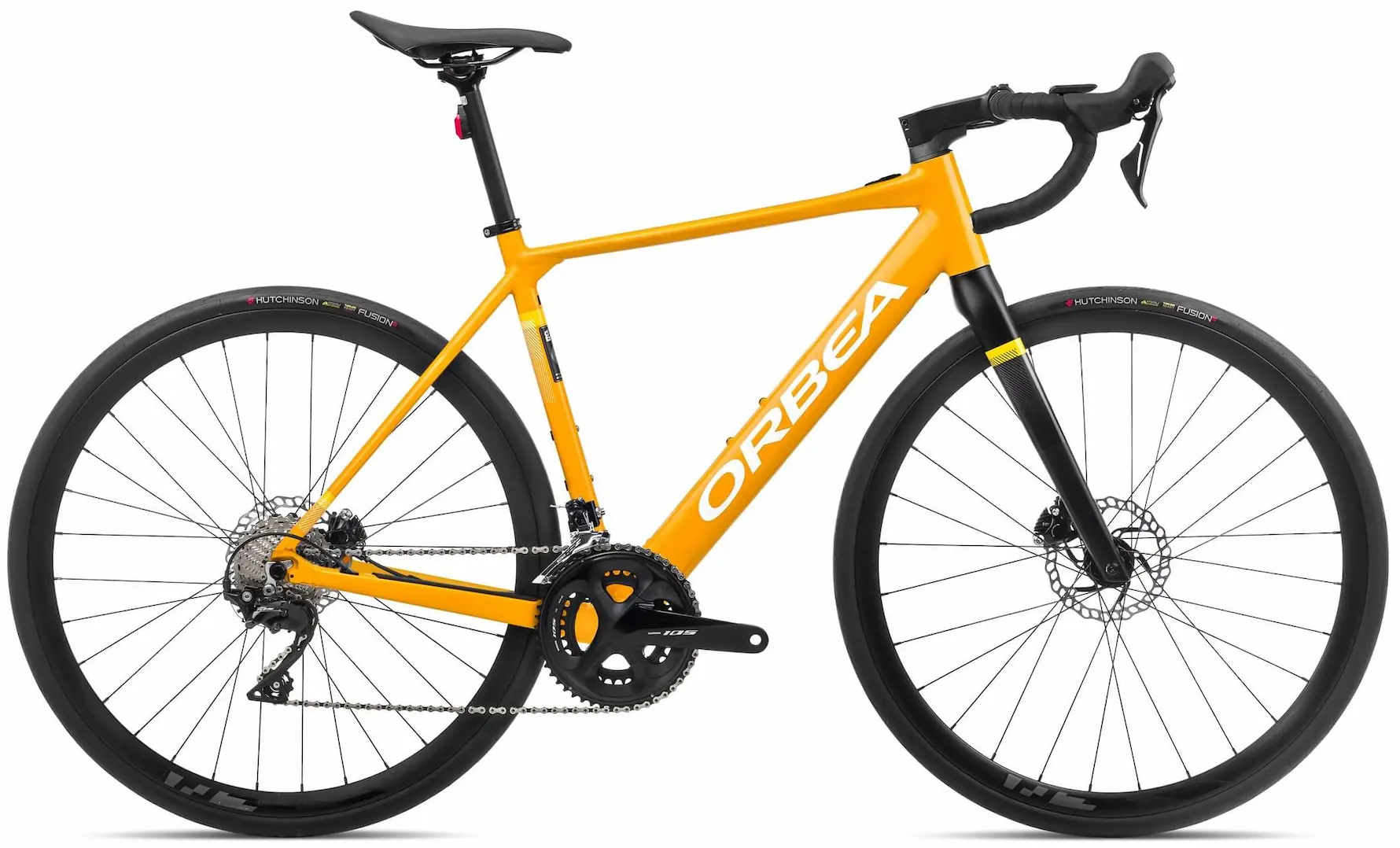 Orbea Gain D30 2023 Elektrische Racefiets Oranje Mango L 54,5cm