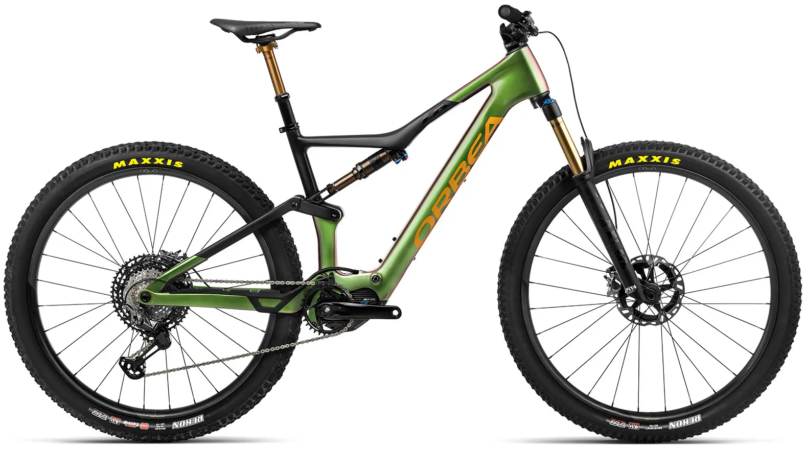 Orbea Rise M-Ltd 2023 Elektrische Mountainbike Full Suspension 29 " Groen S