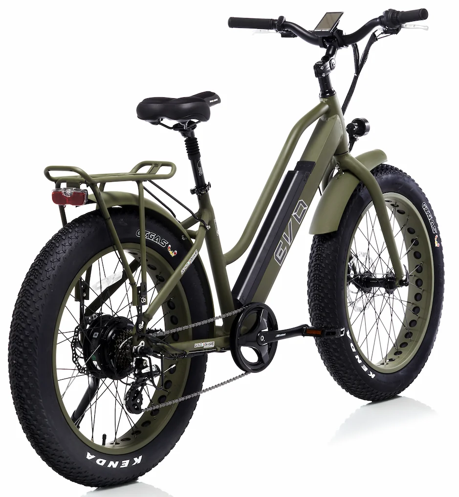 Elektrische Fatbike lage instap 24 Inch Bad Bike EVO 250W Groen