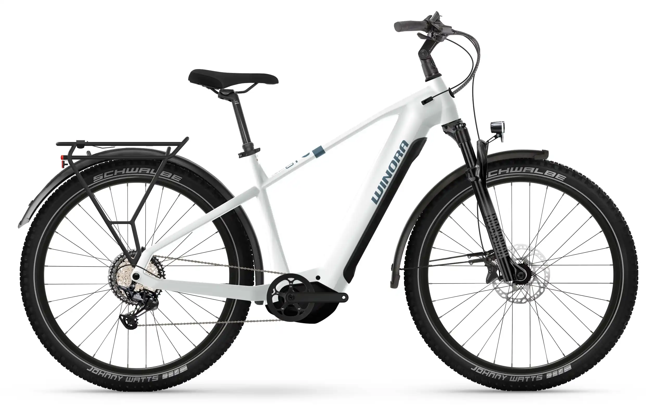 Winora Yucatan X12 Pro sportieve elektrische fiets heren 750 Wh wit 40cm