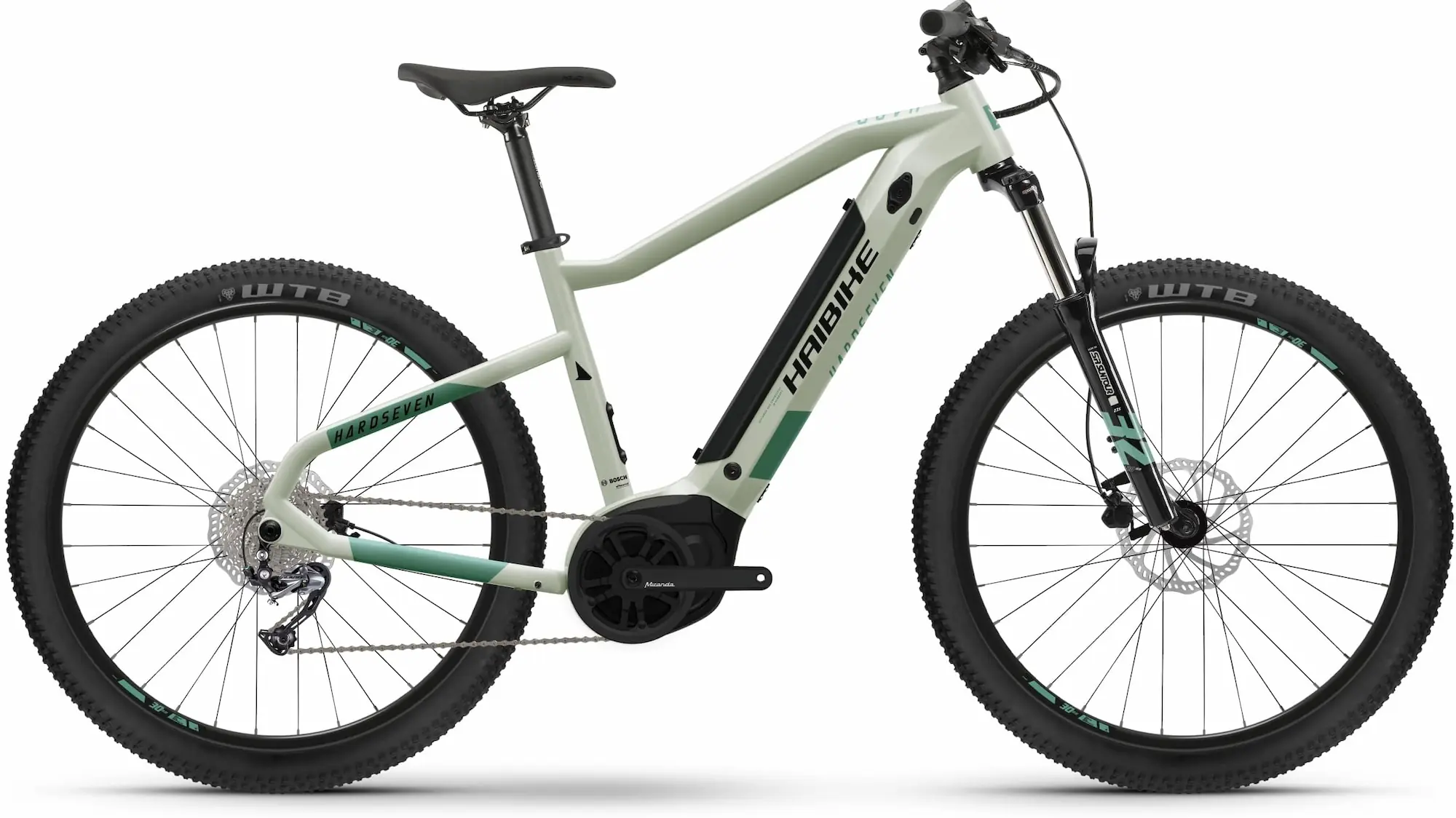 Haibike HardSeven 5 2022 Elektrische Mountainbike heren Bosch 27,5" groen 49cm