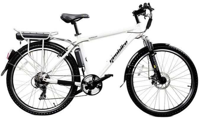 Sportieve elektrische fiets heren 26 inch 48cm Nordkapp
