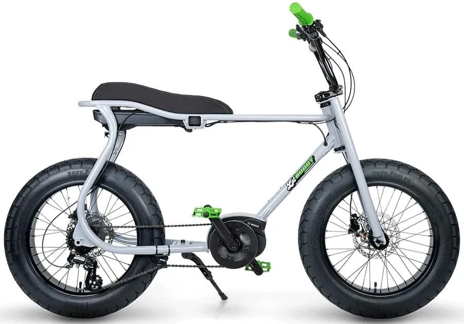 Elektrische Fatbike Middenmotor Ruff Cycles Lil'Buddy Grijs