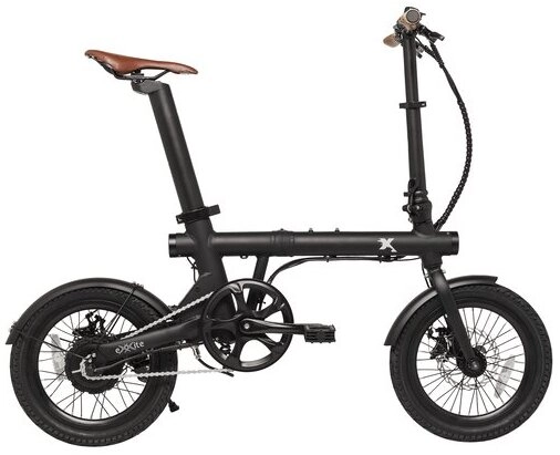 Elektrische Vouwfiets 16 Inch Mini E Bike Rayvolt Exxite XXS Zwart 336Wh