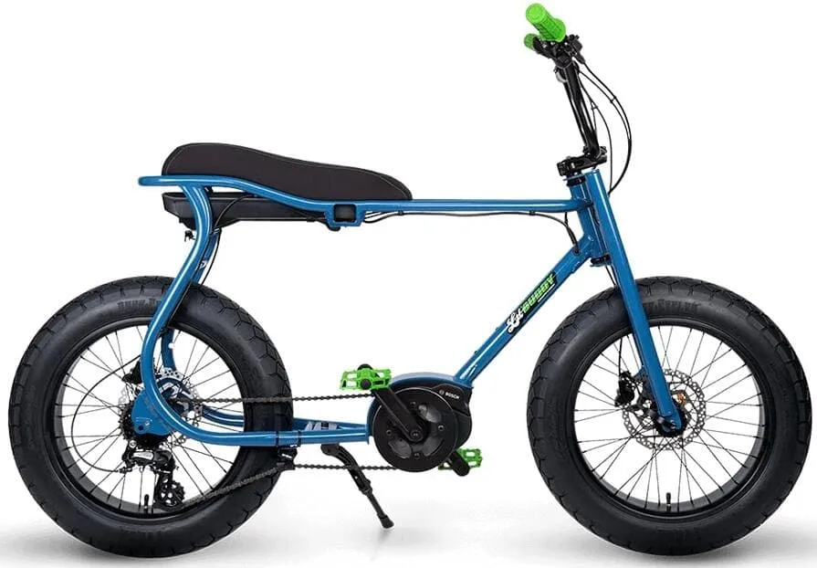 Elektrische Fatbike Middenmotor Ruff Cycles Lil'Buddy CX Blauw